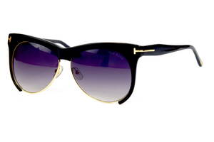 Женские брендовые очки Tom Ford 5830-c01 Чёрный (o4ki-11631)