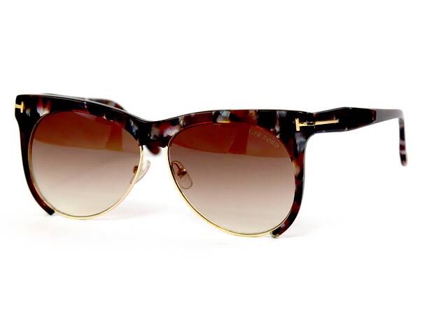 Женские брендовые очки Tom Ford 5830-c07 Коричневый (o4ki-11633)