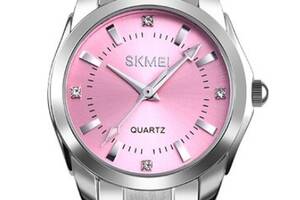 Женские часы Skmei 1620 Pink Steel