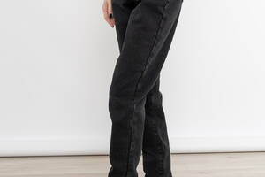Женские джинсы мом 34 черный Zeo Basic ЦБ-00235590