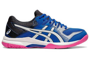 Женские кроссовки для сквоша Asics Gel-Rocket 10 blue/pink (36) 5,5 1072A056-402-36