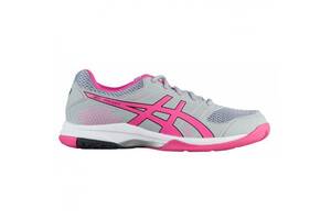 Женские кроссовки для сквоша Asics Gel-rocket 8 mid grey/pink glo (37) 6 B756Y-020