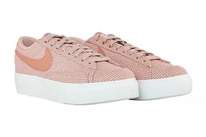 Женские Кроссовки Nike BLAZER LOW PLATFORM ESS Розовый 40 (DN0744-600 40)