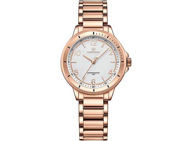 Женские наручные часы Naviforce 5021 Розово-золотой