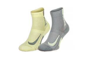 Женские Носки Nike U NK MLTPLIER ANKLE 2PR - 144 Разноцветный 34-38 (7dSX7556-938 34-38)