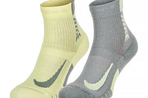 Женские Носки Nike U NK MLTPLIER ANKLE 2PR - 144 Разноцветный 34-38 (7dSX7556-938 34-38)