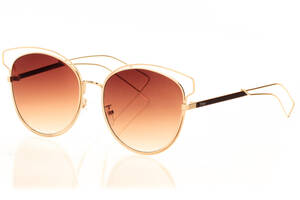 Женские солнцезащитные очки Dior 3015brown Золотой (o4ki-8353)