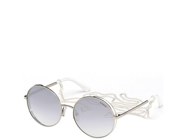 Жіночі сонцезахисні окуляри з градуйованими дзеркальними лінзами (PGU7606-20C57) 14 см GUESS (2000001459577)