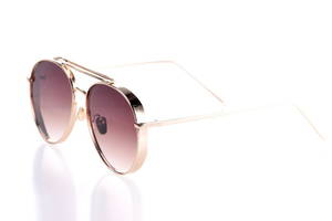 Женские солнцезащитные очки SunGlasses 1649brown Золотой (o4ki-10151)