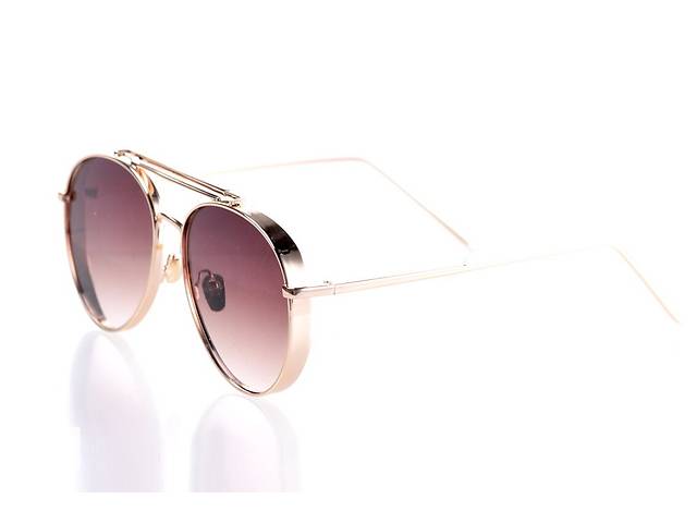 Женские солнцезащитные очки SunGlasses 1649brown Золотой (o4ki-10151)