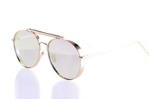 Женские солнцезащитные очки SunGlasses 1649peach Золотой (o4ki-10148)