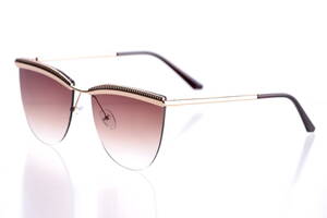 Жіночі сонцезахисні окуляри SunGlasses 1910brown Золотий (o4ki-10122)