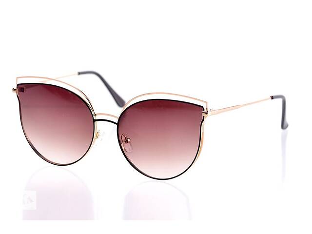 Женские солнцезащитные очки SunGlasses 1917brown Золотой (o4ki-10170)