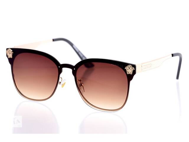 Женские солнцезащитные очки Versace 1953brown Золотой (o4ki-10161)