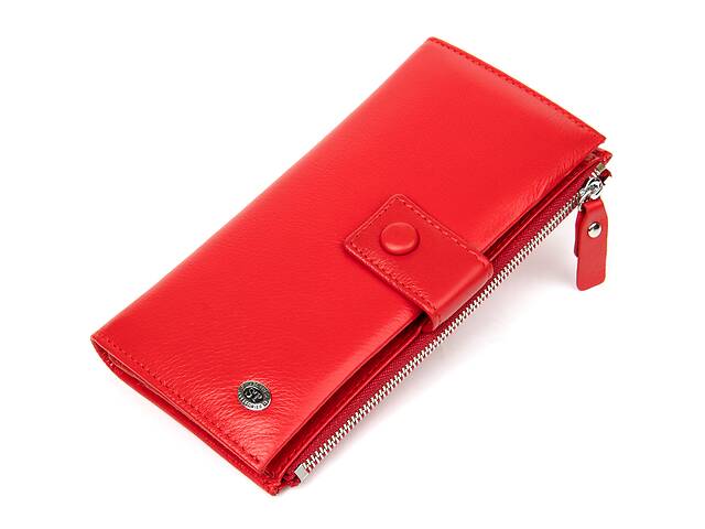 Женский кошелек-клатч ST Leather Accessories 19374 Красный