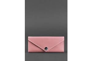 Женский кожаный кошелек Керри 1.0 розовый BlankNote