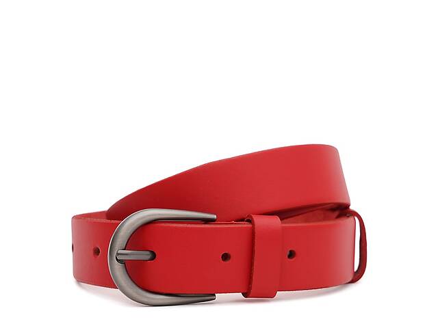 Женский кожаный ремень Borsa Leather 100v1genw39-red красный
