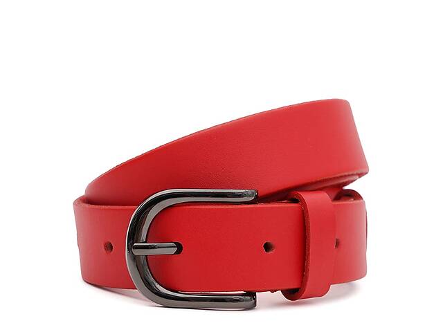 Женский кожаный ремень Borsa Leather 100v1genw40-red красный