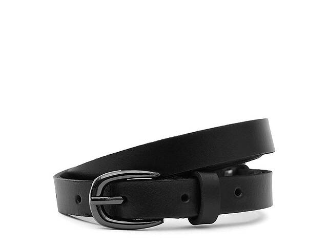 Женский кожаный ремень Borsa Leather 110v1genw30-black черный