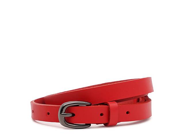 Женский кожаный ремень Borsa Leather 110v1genw41-red красный