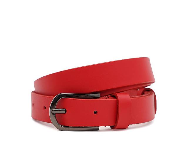 Женский кожаный ремень Borsa Leather 110v1genw42-red красный