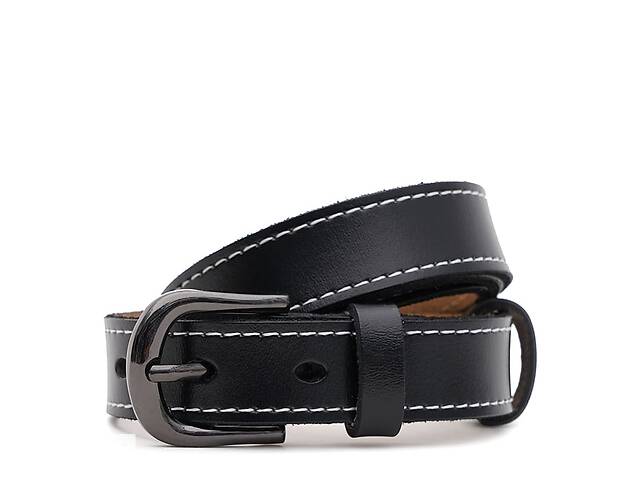 Женский кожаный ремень Borsa Leather CV1ZK-007bl-black
