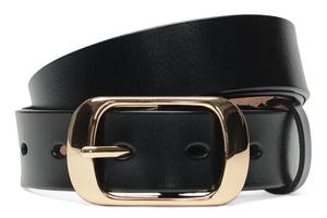 Женский кожаный ремень CV1ZK-008-goldblack Borsa Leather