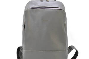 Женский кожаный серый рюкзак TARWA FJ-2008-3md