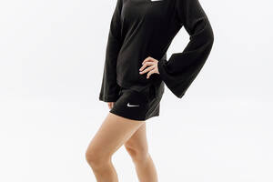 Женский Лонгслив Nike W NSW RIB JRSY LS TOP Черный M (7dDV7866-010 M)