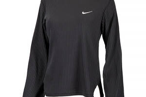 Женский Лонгслив Nike W NSW RIB JRSY LS TOP Черный S (7dDV7866-010 S)