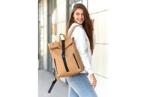 Женский рюкзак Sambag RollTop One бежевый (24208026)