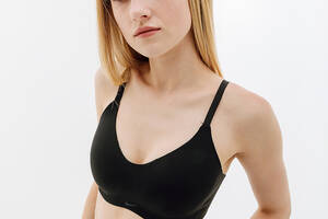 Женский Топ Nike W NK ALATE MINIMALIST BRA Черный L (7dDM0526-010 L)