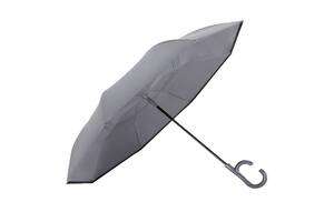 Женский зонт наоборот Up-Brella 1166 Серый (11203-63754)
