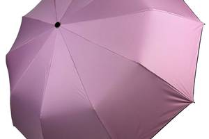 Женский зонт полуавтомат на 10 спиц антиветер с принтом городов внутри от Bellissimo пудровый М 0628-5