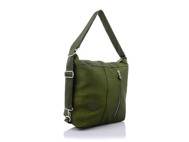 Женская сумка рюкзак зеленого цвета SKL124-373510
