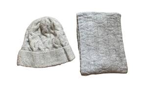 Жіночий зимовий комплект, шапка та шарф