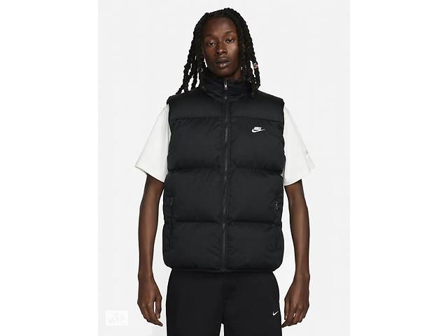 Жилет мужской Nike M Nk Club Puffer Vest (FB7373-010) S Черный