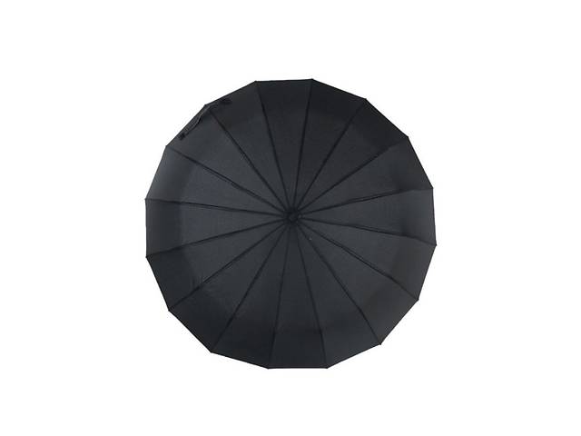 Зонт мужской автомат прямая ручка Toprain 915 16 спиц 100 см Черный