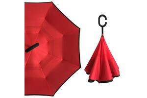 Зонт наоборот Up-Brella Красный (2907-13304a)