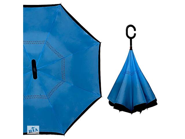 Зонт наоборот Up-Brella Синий (2907-13313a)