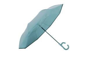 Зонт наоборот женский Up-Brella 1166 Blue большой