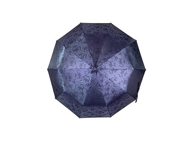 Зонт полуавтомат женский Bellissimo M524 жаккардовый на 9 спиц Фиолетовый