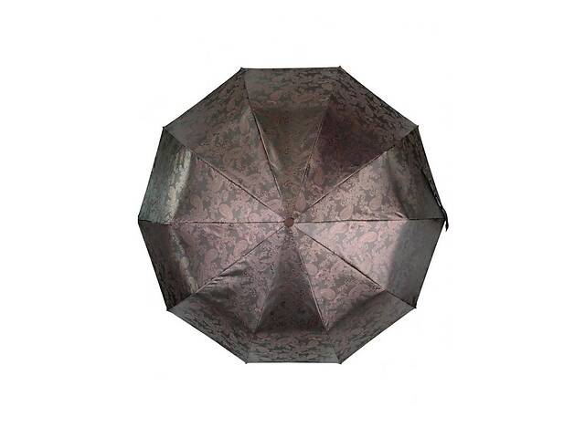 Зонт полуавтомат женский Bellissimo M524 жаккардовый на 9 спиц Коричневый