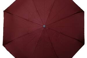 Зонт полуавтомат женский PL 001 на 8 спиц Бордовый