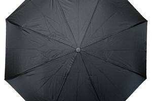 Зонт полуавтомат женский PL 001 на 8 спиц Черный