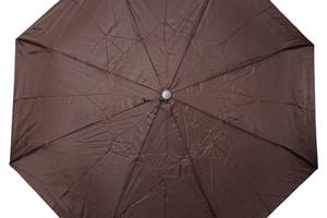 Зонт полуавтомат женский PL 001 на 8 спиц Коричневый