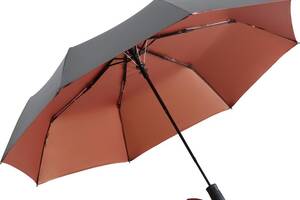 Зонт складной Fare 5529 Серо-бордовый (1143)