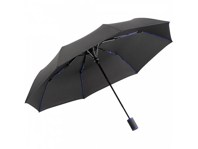Зонт складной Fare 5584 WS черный/синий ЭКО