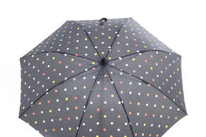 Зонт-трость Ferre Milano Черный с лиловым (591)