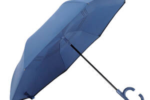 Зонт женский наоборот Up-Brella 1166 Dark Blue